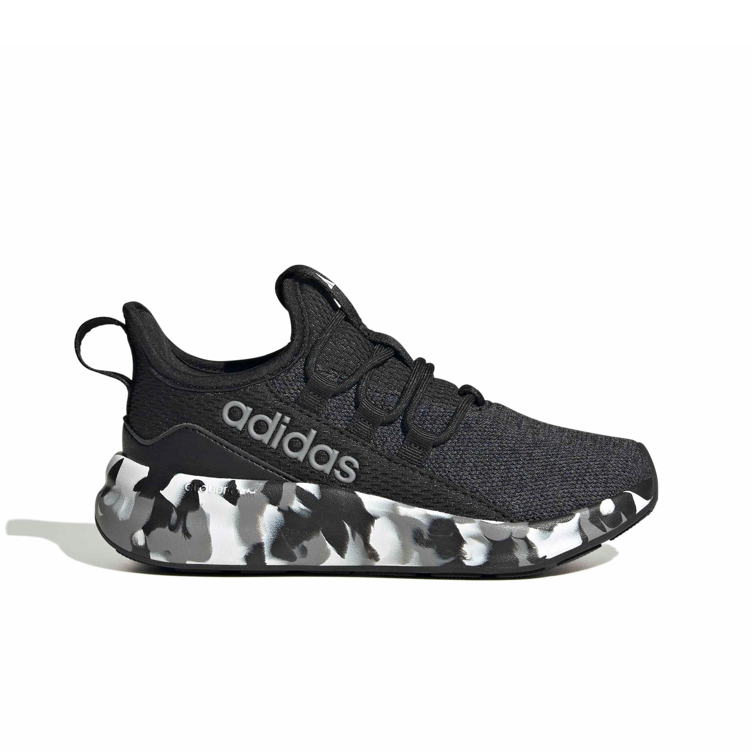 adidas Lite Racer Adapt 8.0 "Core Black/Grey Three/Carbon" Grade School Boys' Shoe - BLACK/GREY/CARBON